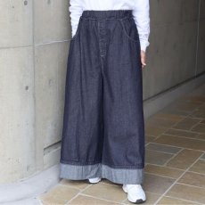 画像2: 【NARU FACTORY】8オンスムラデニム ノッポバギーパンツ (2)