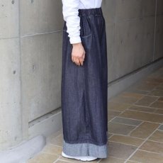 画像3: 【NARU FACTORY】8オンスムラデニム ノッポバギーパンツ (3)