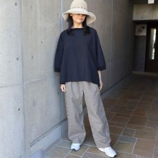 画像37: 【NARU FACTORY】綿麻チェックノッポパンツ (37)