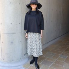 画像6: 【Crescendo Yonezawa】米沢織ジャカードスカートドット柄 (6)