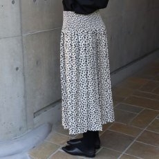 画像5: 【Crescendo Yonezawa】米沢織ジャカードスカートドット柄 (5)