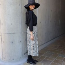 画像11: 【Crescendo Yonezawa】米沢織ジャカードスカートドット柄 (11)