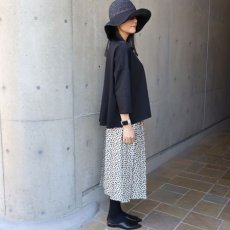 画像7: 【Crescendo Yonezawa】米沢織ジャカードスカートドット柄 (7)