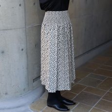 画像3: 【Crescendo Yonezawa】米沢織ジャカードスカートドット柄 (3)