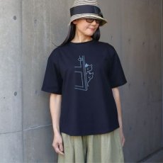 画像10: 【NARU FACTORY】クラシック天竺ひょっこり猫さんシャツ (10)