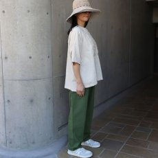 画像5: 【ista-ire】4.5oz綿麻甘撚りデニム　フリンジブラウス (5)