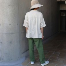 画像6: 【ista-ire】4.5oz綿麻甘撚りデニム　フリンジブラウス (6)