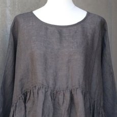 画像26: 【08Mab】リネンシャンブレー2wayギャザーブラウス (26)