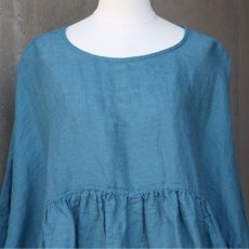 画像20: 【08Mab】リネンシャンブレー2wayギャザーブラウス (20)