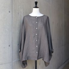 画像22: 【08Mab】リネンシャンブレー2wayギャザーブラウス (22)