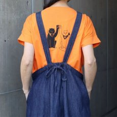 画像6: 【ista-ire】4.5oz綿麻甘撚りデニム　バックリボンジャンスカ (6)