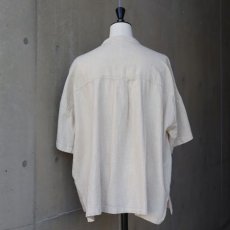 画像13: 【ista-ire】4.5oz綿麻甘撚りデニム　フリンジブラウス (13)