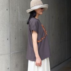 画像2: 【ista-ire】コットンジャージーチェックフリルTEE (2)