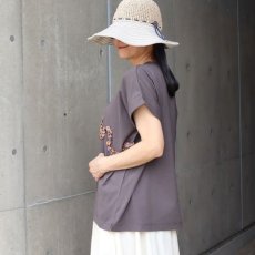画像4: 【ista-ire】コットンジャージーチェックフリルTEE (4)