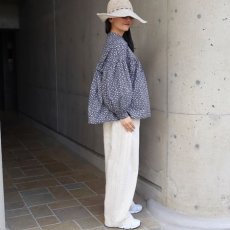 画像11: 【ista-ire】小花柄　ギャザーフレアブラウス (11)