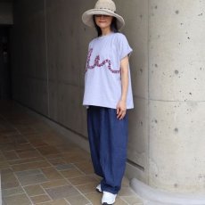 画像19: 【ista-ire】コットンジャージーチェックフリルTEE (19)