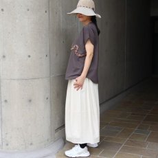 画像11: 【ista-ire】コットンジャージーチェックフリルTEE (11)
