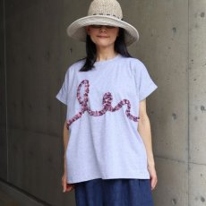 画像12: 【ista-ire】コットンジャージーチェックフリルTEE (12)