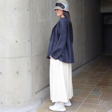 画像23: 【08Mab】14番手リネン前あきタックブラウス (23)