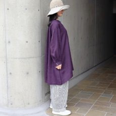 画像10: 【08Mab】14番手リネンボリューム袖ヘンリーあきチュニック (10)