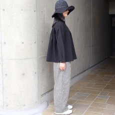 画像9: 【08Mab】コットンリネンオックスシャツ襟付きブラウス (9)