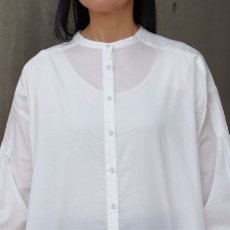 画像6: 【ista-ire】コットンローンピンタックシャツ (6)