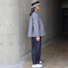 画像20: 【08Mab】コットンリネンオックスシャツ襟付きブラウス (20)