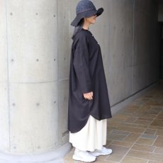 画像13: 【08Mab】コットンリネンバンド襟チュニック (13)