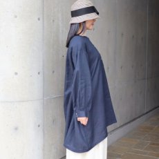 画像14: 【08Mab】14番手リネンボリューム袖ヘンリーあきチュニック (14)