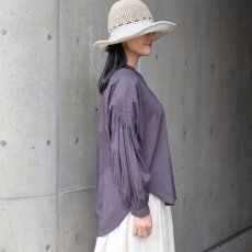 画像15: 【ista-ire】コットンローンピンタックシャツ (15)