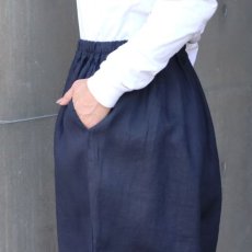 画像21: 【08Mab】14番手リネン裾ゴムパンツ (21)