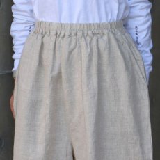 画像7: 【08Mab】14番手リネン裾ゴムパンツ (7)