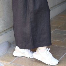 画像13: 【08Mab】14番手リネンワイドギャザーパンツ (13)