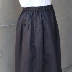 画像10: 【08Mab】14番手リネンワイドギャザーパンツ (10)