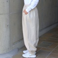 画像6: 【08Mab】14番手リネン裾ゴムパンツ (6)