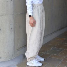 画像3: 【08Mab】14番手リネン裾ゴムパンツ (3)