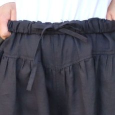 画像8: 【08Mab】14番手リネンワイドギャザーパンツ (8)