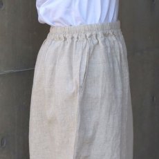 画像10: 【08Mab】14番手リネン裾ゴムパンツ (10)