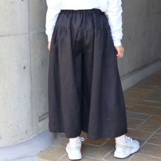 画像5: 【08Mab】14番手リネンワイドギャザーパンツ (5)