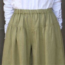 画像20: 【08Mab】14番手リネンワイドギャザーパンツ (20)