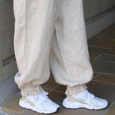 画像11: 【08Mab】14番手リネン裾ゴムパンツ (11)