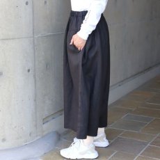 画像6: 【08Mab】14番手リネンワイドギャザーパンツ (6)
