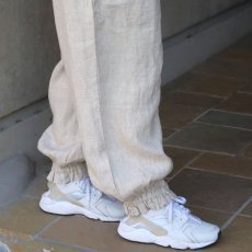 画像12: 【08Mab】14番手リネン裾ゴムパンツ (12)