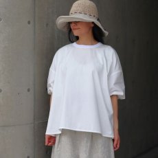 画像1: 【NARU FACTORY】 エッセンシャルブロード バルーンスリーブシャツ (1)