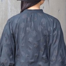 画像7: 【NARU FACTORY】 ローン塩縮ランダムドット ターキーシャツスタンドカラー (7)