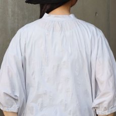 画像20: 【NARU FACTORY】 ローン塩縮ランダムドット ターキーシャツスタンドカラー (20)