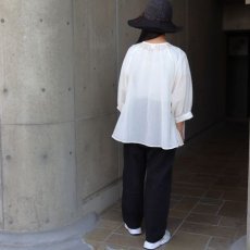 画像12: 【08Mab】コットンシルクギャザーブラウス (12)