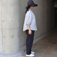 画像22: 【NARU FACTORY】 ローン塩縮ランダムドット ターキーシャツスタンドカラー (22)