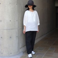 画像9: 【08Mab】コットンシルクギャザーブラウス (9)