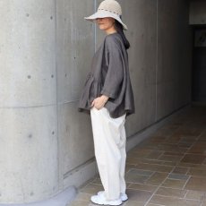 画像11: 【08Mab】リネンシャンブレー2wayギャザーブラウス (11)